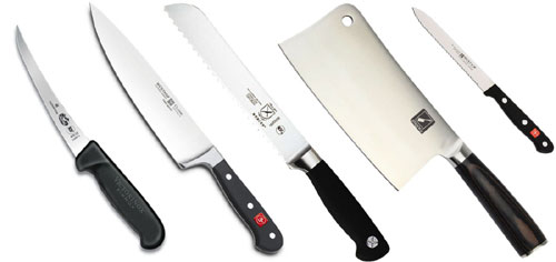 types of kitchen knives